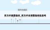 剪刀手暴露指纹_剪刀手会泄露指纹信息吗