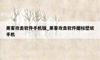 黑客攻击软件手机版_黑客攻击软件图标壁纸手机