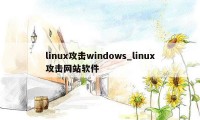 linux攻击windows_linux攻击网站软件