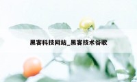 黑客科技网站_黑客技术谷歌