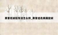 黑客出狱后生活怎么样_黑客逃出美国监狱